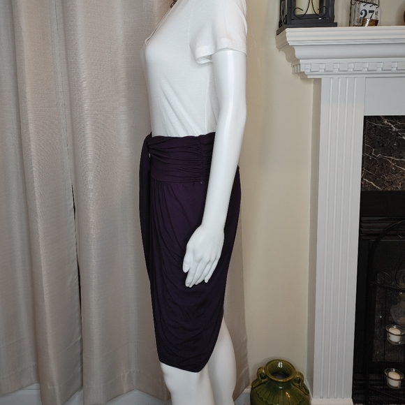 SAO PAULO HIGH TWIST SKIRT, EGGPLANT M - Picture 5 of 7